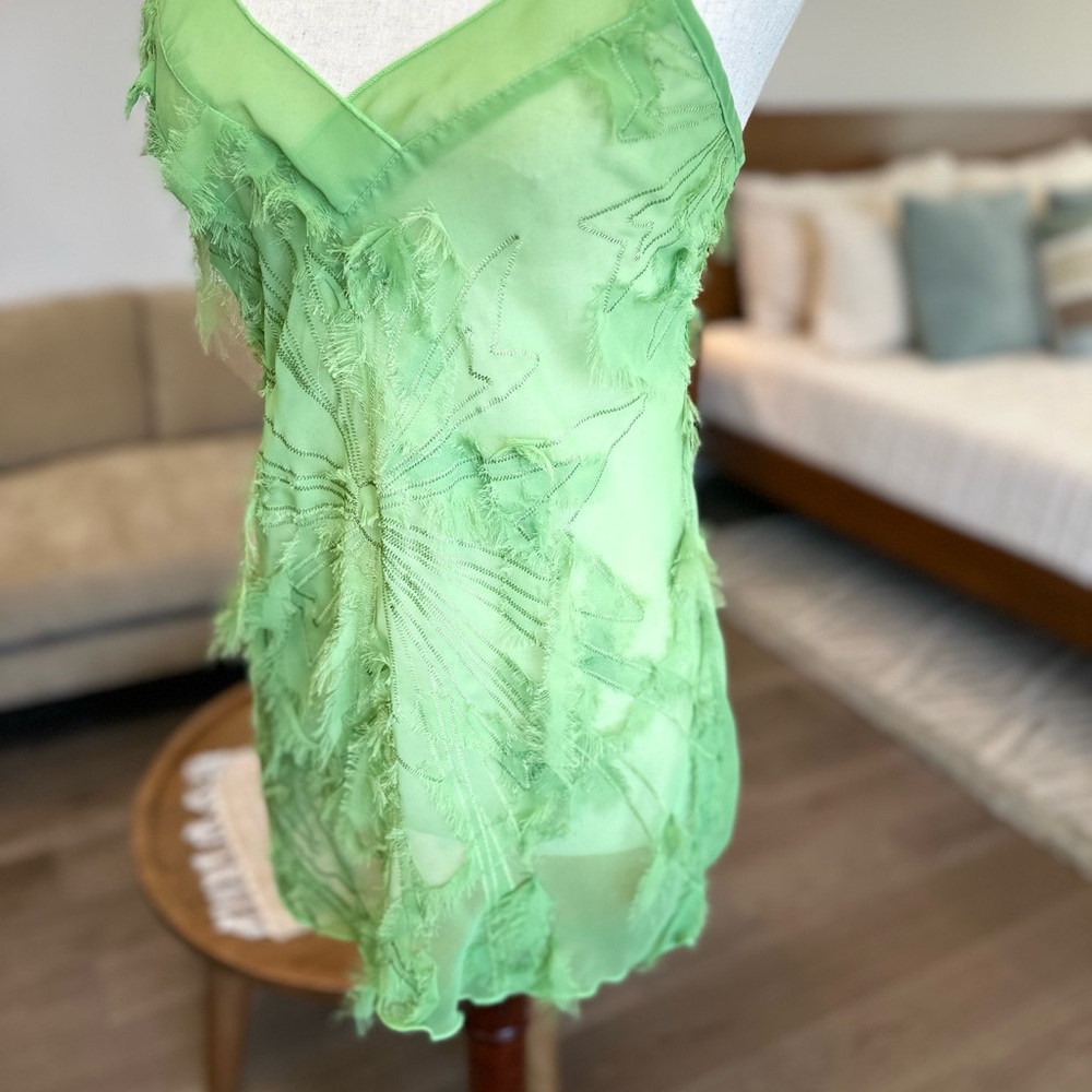 Fumbling Foe sheer tank top - Picture 3 of 9